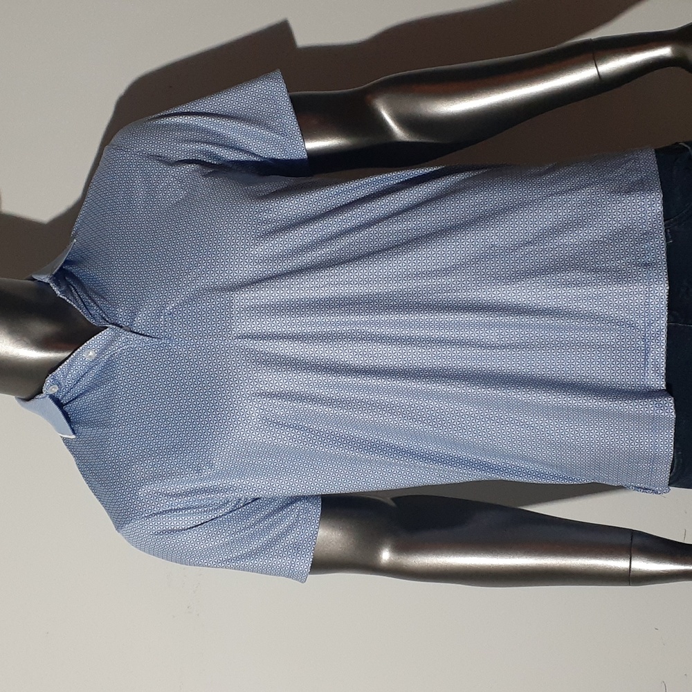 NWT Hickey Freeman Men's Blue Golf Polo Shirt - Various Sizes
